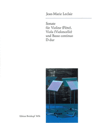 Sonata in D major Sheet Music by Jean-Marie Leclair
