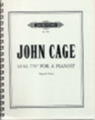 34'46.776'' For a Pianist Sheet Music by John Cage