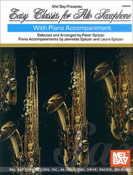 Easy Classics for Alto Saxophone Sheet Music by Peter Spitzer