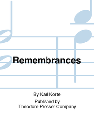 Remembrances Sheet Music by Karl Korte