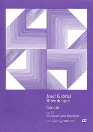 Cellosonate in C Sheet Music by Josef Gabriel Rheinberger