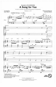 A Song For You (arr. Mac Huff) Sheet Music by The Carpenters