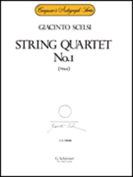 String Quartet No. 1 (1944) Sheet Music by Giacinto Scelsi