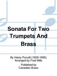 Sonata For Two Trumpets And Brass Sheet Music by Henry Purcell