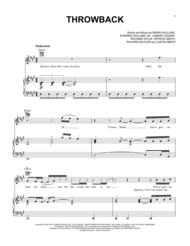 Throwback Sheet Music by Justin Smith