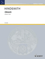 Octet Sheet Music by Paul Hindemith