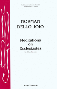 Meditations on Ecclesiastes Sheet Music by Norman Dello Joio