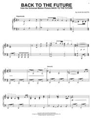 Back To The Future (Theme) Sheet Music by Alan Silvestri