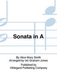 Sonata in A Sheet Music by Alice Mary Smith