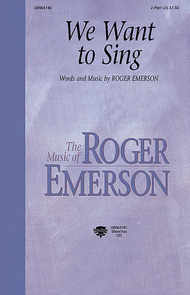 We Want to Sing - ShowTrax CD Sheet Music by Roger Emerson