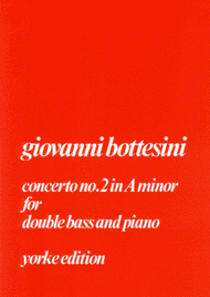 Concerto No.2 In A Minor Sheet Music by Giovanni Bottesini