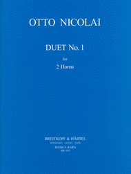 Duet No. 1 Sheet Music by Otto Nicolai
