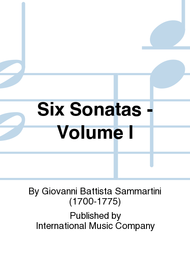 Six Sonatas - Volume I Sheet Music by Giovanni Battista Sammartini