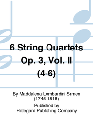 6 String Quartets Op. 3