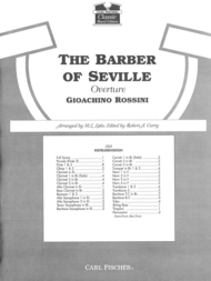 Barber Of Seville (Overture) Sheet Music by Gioachino Rossini