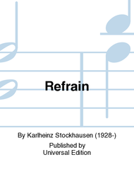 Refrain Sheet Music by Karlheinz Stockhausen
