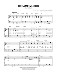 Besame Mucho (Kiss Me Much) Sheet Music by Consuelo Velazquez