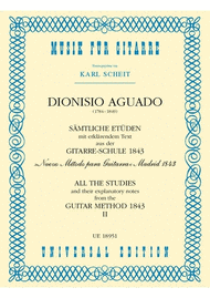 Complete Studies for Guitar II Sheet Music by Dionisio Aguado