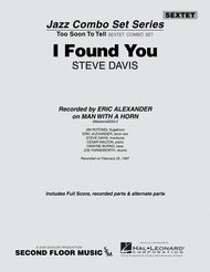 I Found You Sheet Music by Steve Davis