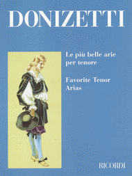 Favorite Tenor Arias Sheet Music by Gaetano Donizetti