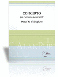 Concerto for Percussion Ensemble Sheet Music by David Gillingham