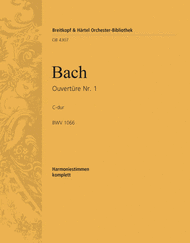 Overture (Suite) No. 1 in C major BWV 1066 Sheet Music by Johann Sebastian Bach