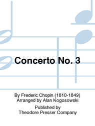 Concerto No. 3 Sheet Music by Frederic Chopin