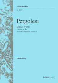 Stabat mater Sheet Music by Giaovanni Battista Pergolesi