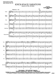 Knick-Knack Variations Sheet Music by Elliot Del Borgo