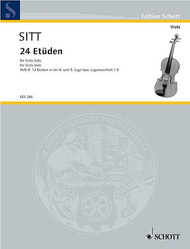 24 Etuden aus op. 32 Heft 2 Sheet Music by Hans Sitt