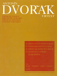 String Quartet Nr. 4 e-Moll Sheet Music by Antonin Dvorak