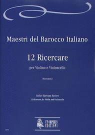 12 Ricercare Sheet Music by Baroque Masters Italia