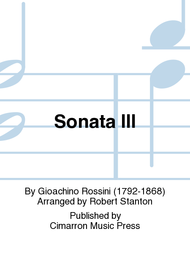 Sonata III Sheet Music by Robert Stanton