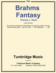 Brahms Fantasy Sheet Music by Read