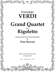 Grand Quartet Sheet Music by Giuseppe Verdi