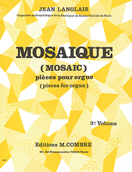 Mosaique - Volume 3 Sheet Music by Jean Langlais