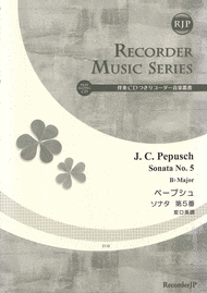 Sonata No. 5 in B-flat Major Sheet Music by Johann Christoph Pepusch