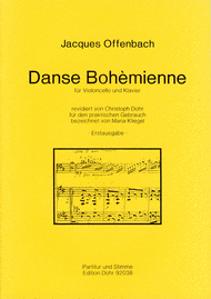 Danse Bohemienne fur Violoncello und Klavier op. 28 Sheet Music by Jacques Offenbach