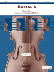 Battalia Sheet Music by Heinrich Biber