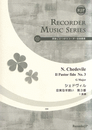 Il pastor fido No. 3 in G Major Sheet Music by Nicolas Chedeville (Antonio Lucio Vivaldi)