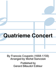 Quatrieme Concert Sheet Music by Francois Couperin