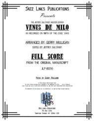 Venus De Milo Sheet Music by Miles Davis