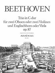 Trio C major Op. 87 Sheet Music by Ludwig van Beethoven