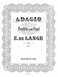 Adagio Op. 59 Sheet Music by Samuel de Lange