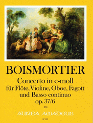 Concerto in E Minor Op. 37/6 Sheet Music by Joseph Bodin de Boismortier