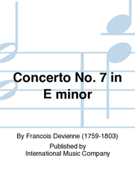 Concerto No. 7 in E minor Sheet Music by Francois Devienne