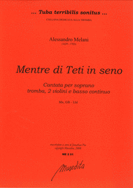 Cantata: Mentre di Teti in seno Sheet Music by Alessandro Melani