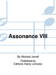 Assonance VIII Sheet Music by Michael Jarrell