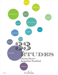 Etudes (33) Sheet Music by Charles Herve / Jacqueline Pouillard