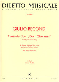 Phantasie uber Don Giovanni nach Sigismund Thalberg Sheet Music by Giulio Regondi